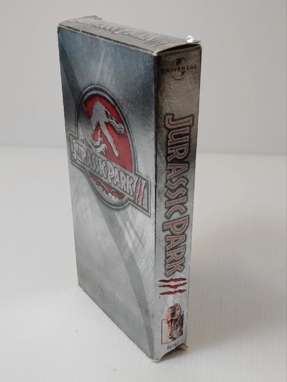12 For $8 Jurassic Park III VHS Tape with Box - Black and Silver